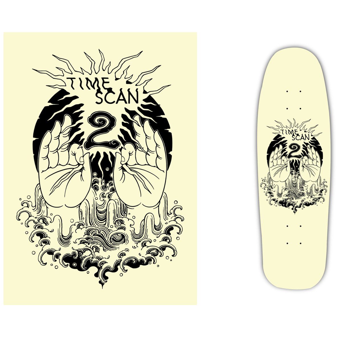 TIMESCAN 2 OLD SCHOOL BOARD | BG SKATESHOP