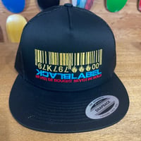 BARCODE TRUCKER HAT BLACK