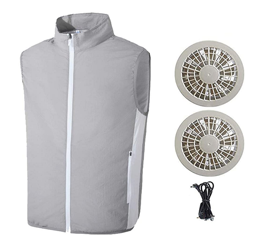 [Seenew]ファン付きベスト 空調作業服 2XL XL/2XLサイズ】ファン付きウェア 空調作業服 ベスト ファン付き