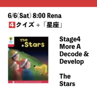 6/6(Sat) 8:00 The Stars / Stage4 MoreA Decode&Develop / Rena