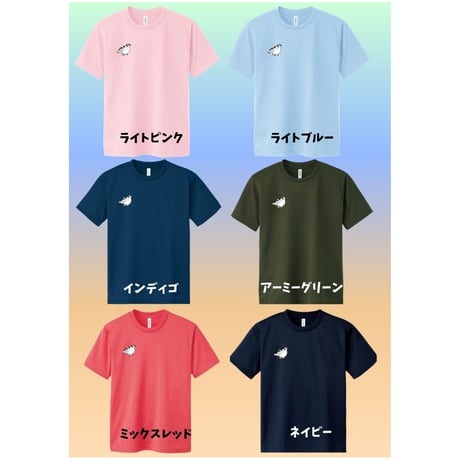 【予約販売】まいたびⓇオリジナル「ちいさいライチョウ」ドライTシャツ／全６色