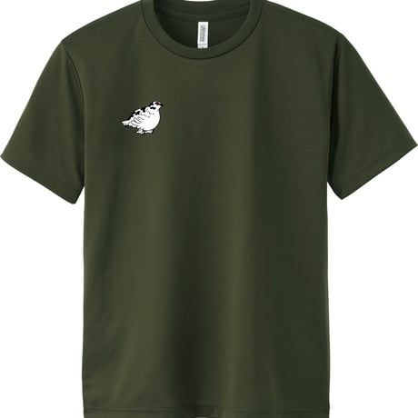 【予約販売】まいたびⓇオリジナル「ちいさいライチョウ」ドライTシャツ／全６色