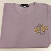 【登山家 田部井淳子モデルTシャツ】キスゲ