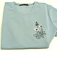 【登山家 田部井淳子モデル高山植物Tシャツ】チングルマ