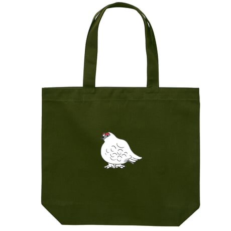 まいたびⓇオリジナル「ライチョウ」トートバッグ／全５色