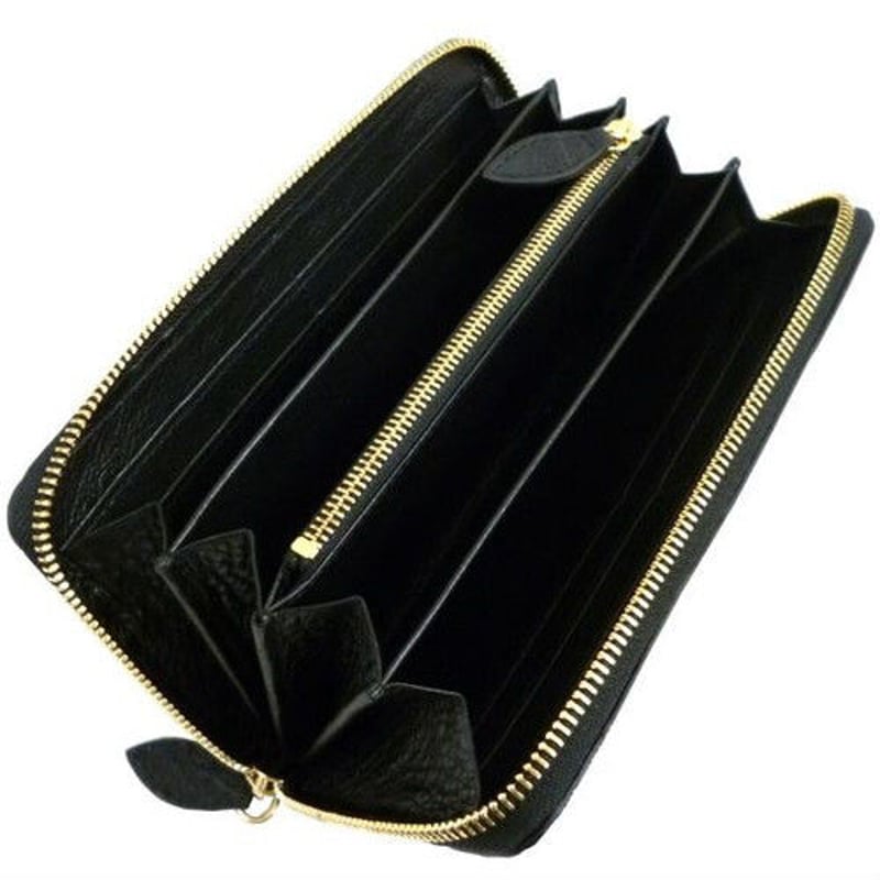 象皮　長財布 象革財布エレファントラウンド長財布艶有り SELPW-470L