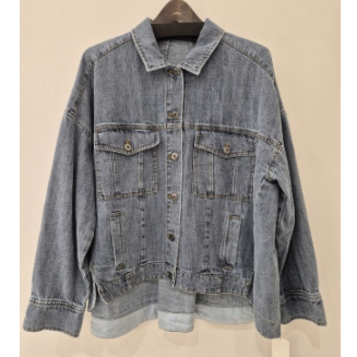 ベルファム京都五条店】［ayane］リネン混デニムジャケット | Belle Femme