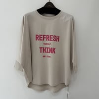 【ベルファム京都五条店】［NUS］ REFRESHロゴドルマンＴシャツ