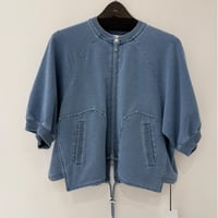 【ベルファム京都五条店】［MARIE DOR］カットデニムアウトポケットジャケット