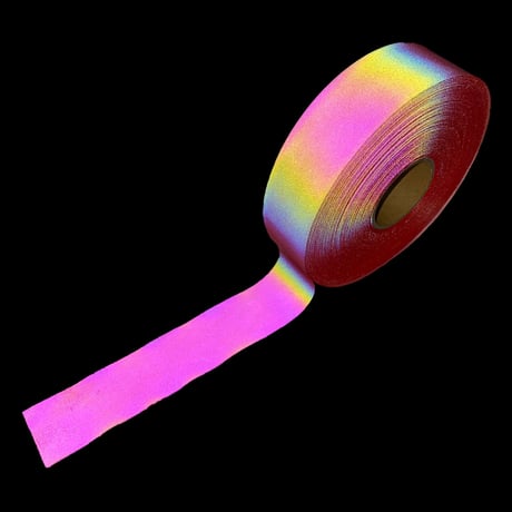 【LIGHT FORCE®︎】オーロラリフレクターテープ 25mm幅 レッド