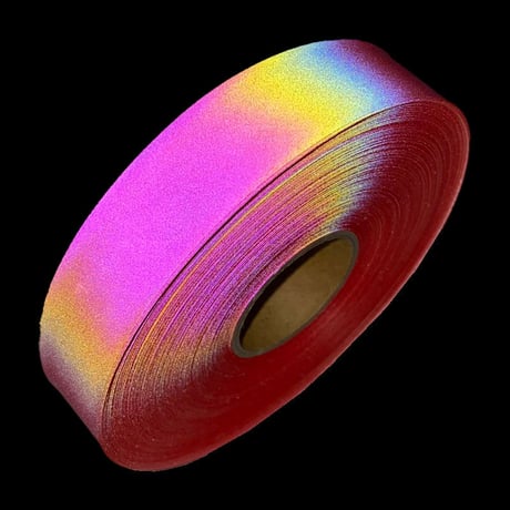【LIGHT FORCE®︎】オーロラリフレクターテープ 20mm幅 レッド
