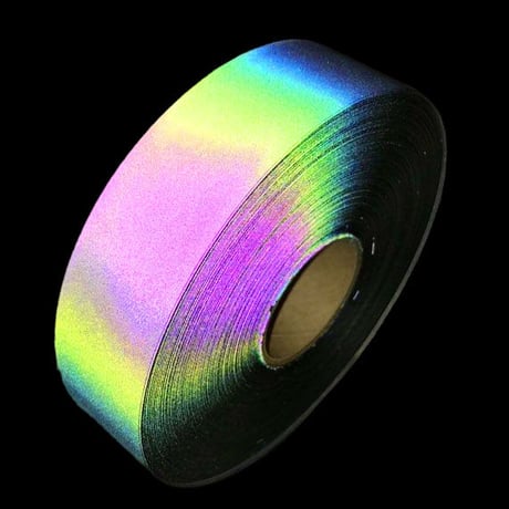 【LIGHT FORCE®︎】オーロラリフレクターテープ 25mm幅 ブラック