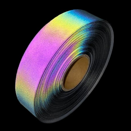 【LIGHT FORCE®︎】オーロラリフレクターテープ 20mm幅 ブラック
