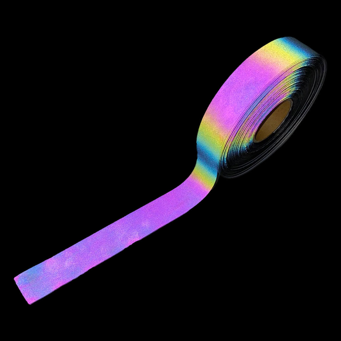 LIGHT FORCE®︎】オーロラリフレクターテープ 20mm幅 ブラック