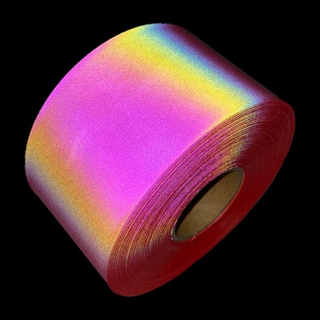 【LIGHT FORCE®︎】オーロラリフレクターテープ 50mm幅 レッド