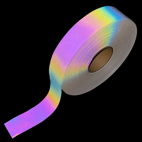 【LIGHT FORCE®︎】オーロラリフレクターテープ 20mm幅 ホワイト（透け感あり）