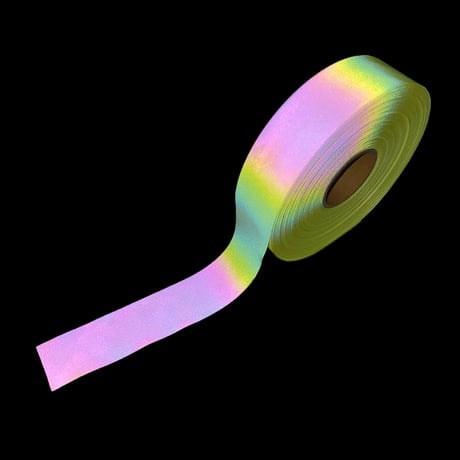 【LIGHT FORCE®︎】オーロラリフレクターテープ 25mm幅 イエロー