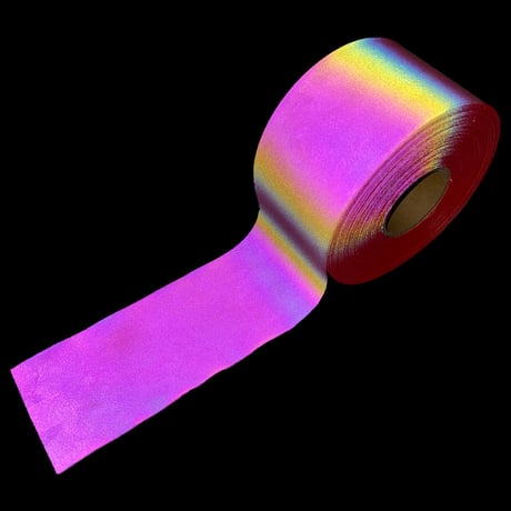 【LIGHT FORCE®︎】オーロラリフレクターテープ 50mm幅 レッド