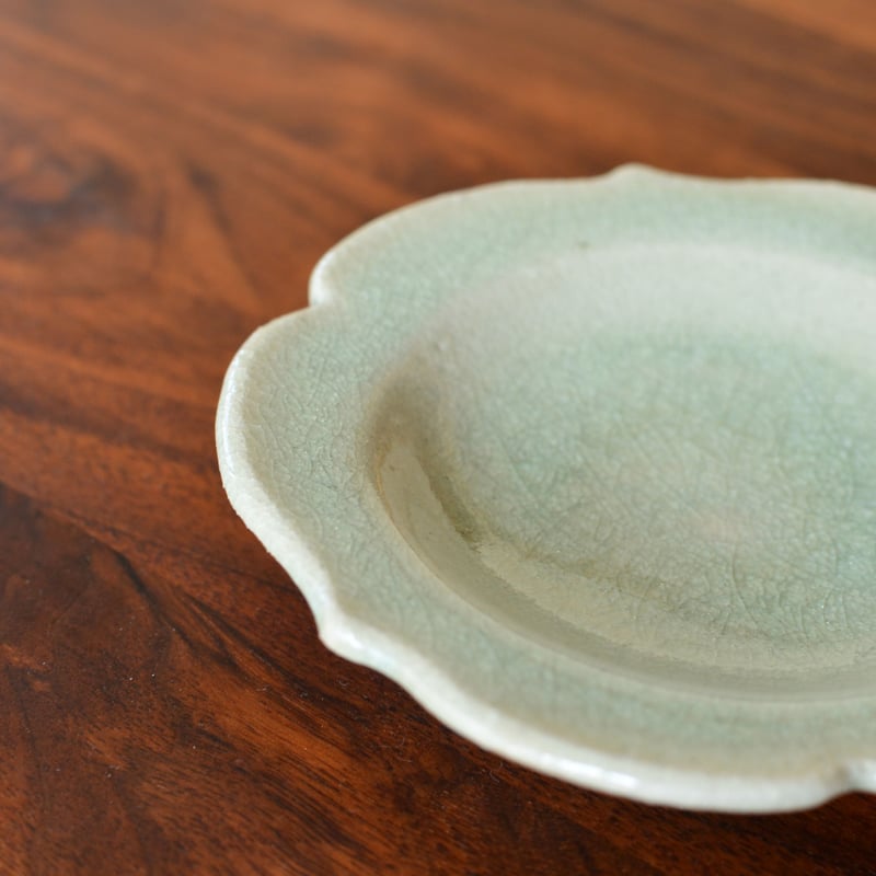 御深井輪花豆皿 | KASEN POTTERY