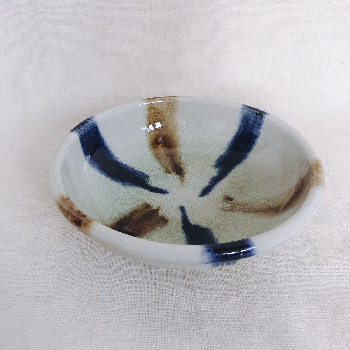 御深井三彩玉縁5寸鉢 | KASEN POTTERY