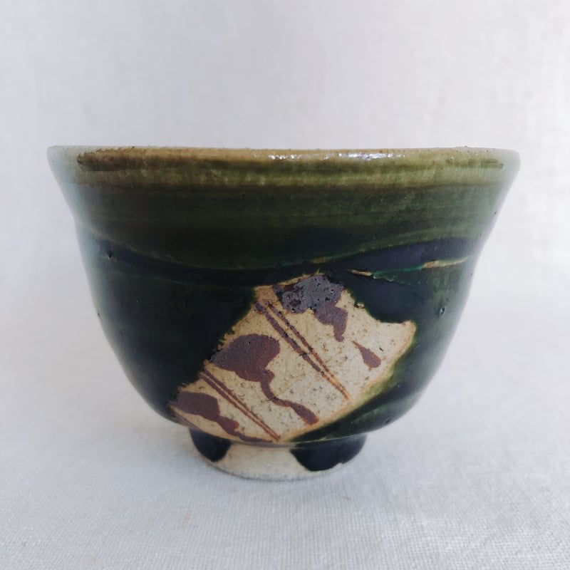 織部面取煎茶湯呑 | KASEN POTTERY
