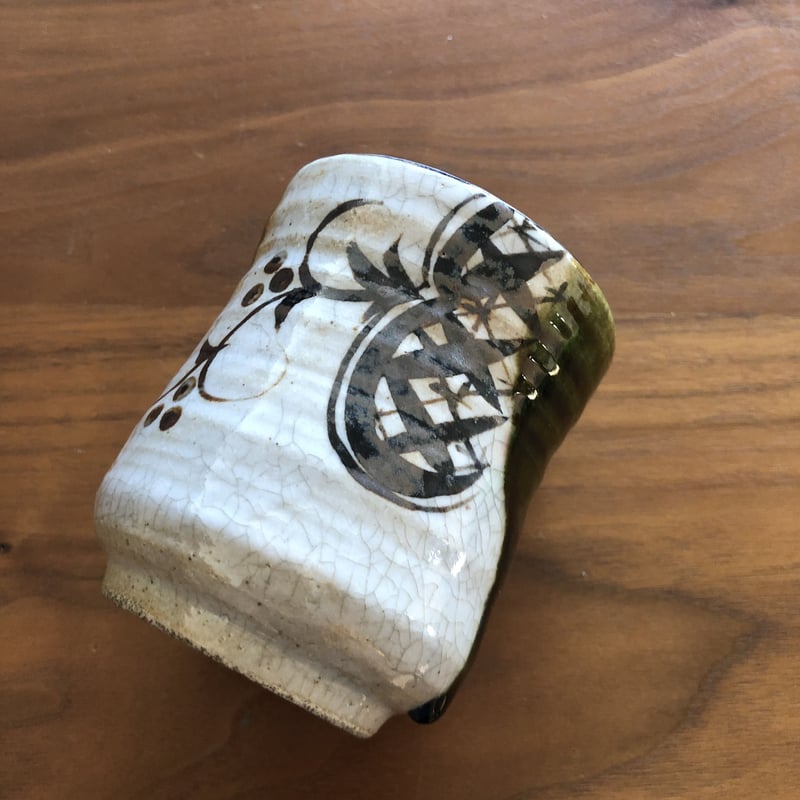 織部お湯呑み/大 | KASEN POTTERY