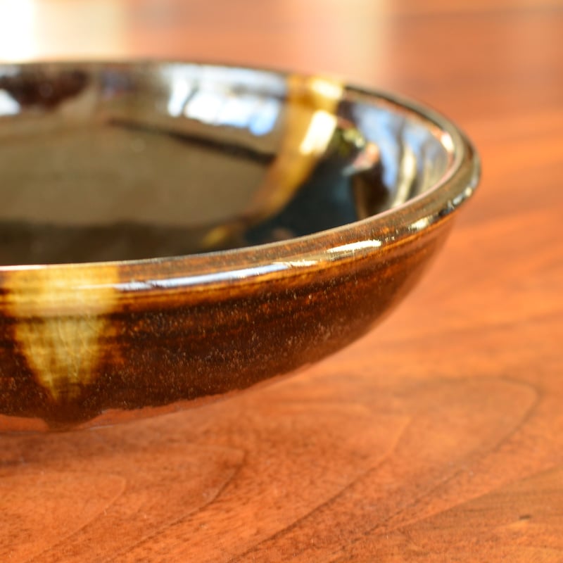 古瀬戸玉縁7寸平鉢 | KASEN POTTERY