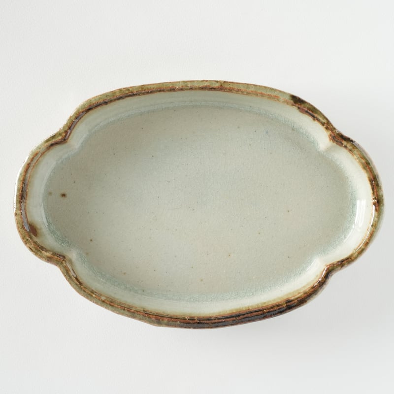 御深井木瓜皿 | KASEN POTTERY