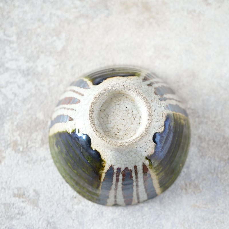 織部六角茶碗 | KASEN POTTERY