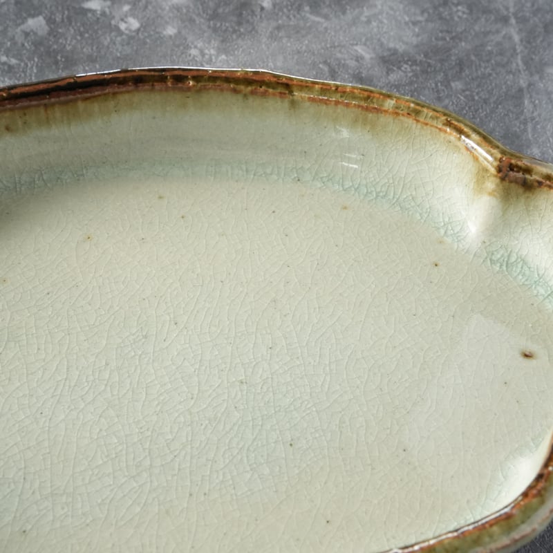 御深井木瓜皿 | KASEN POTTERY