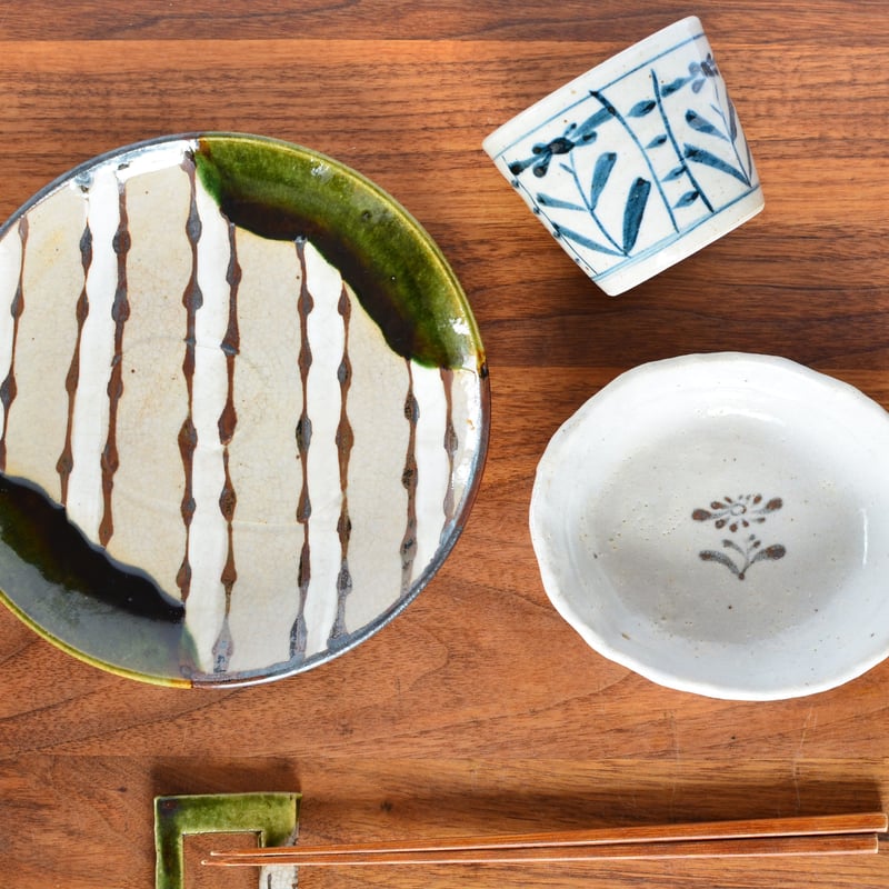 志野/かすみ小花取り皿小鉢 | KASEN POTTERY