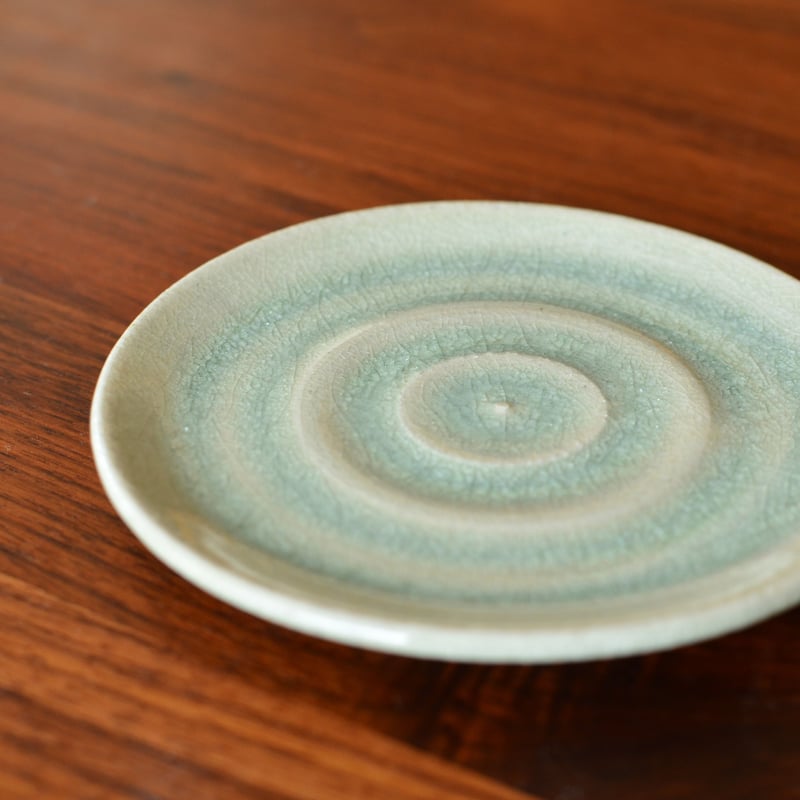 御深井波紋豆皿 | KASEN POTTERY