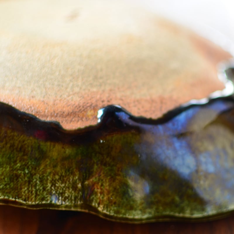 織部面取り楕円鉢 | KASEN POTTERY