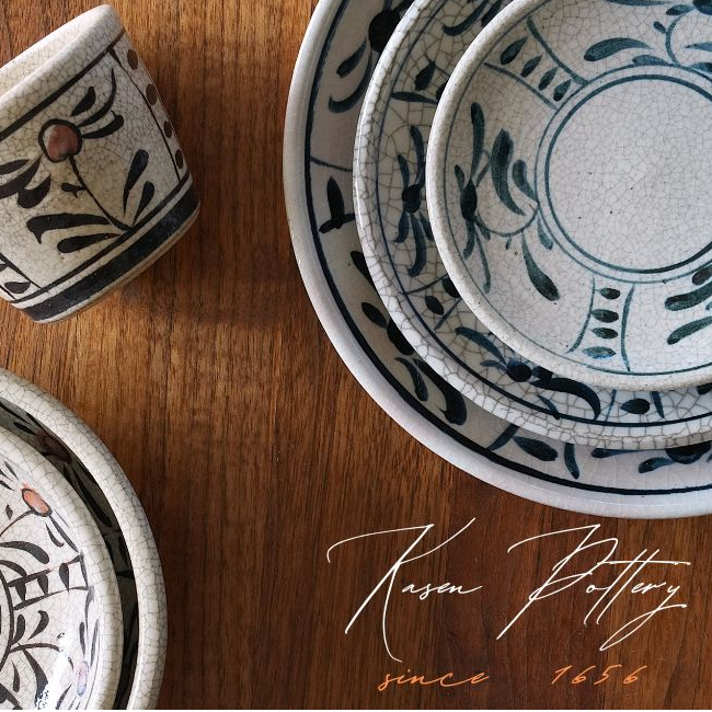 絵瀬戸赤絵飯碗 | KASEN POTTERY