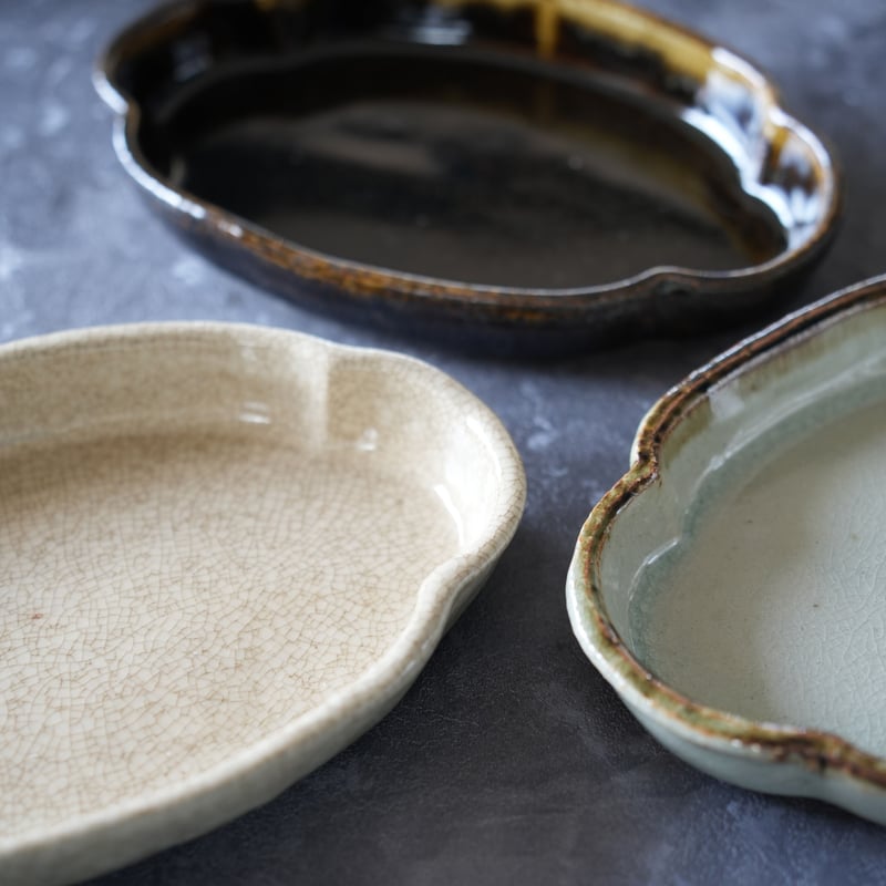 御深井木瓜皿 | KASEN POTTERY