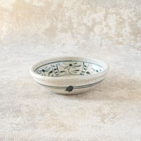 絵瀬戸陶胎染付玉縁鉢5寸