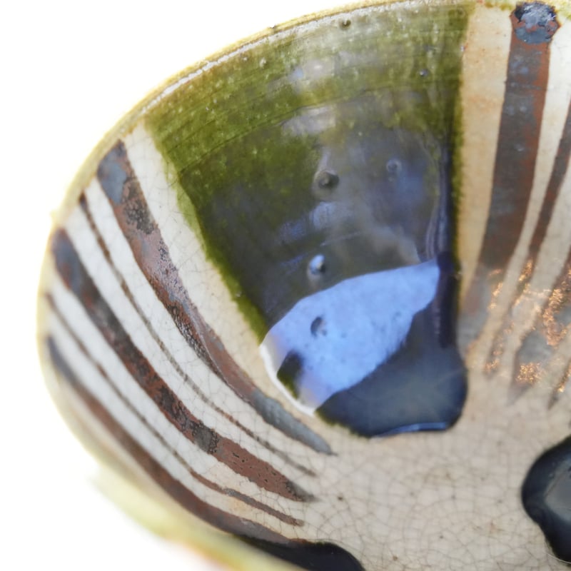 織部六角茶碗 | KASEN POTTERY