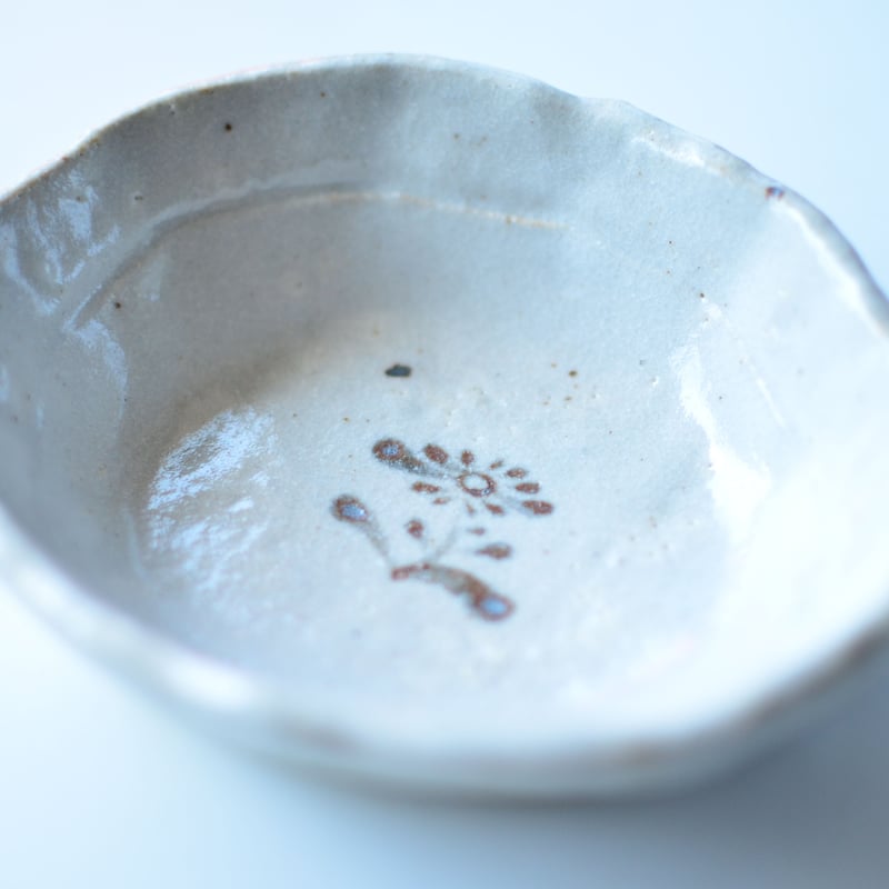 志野/かすみ小花取り皿小鉢 | KASEN POTTERY