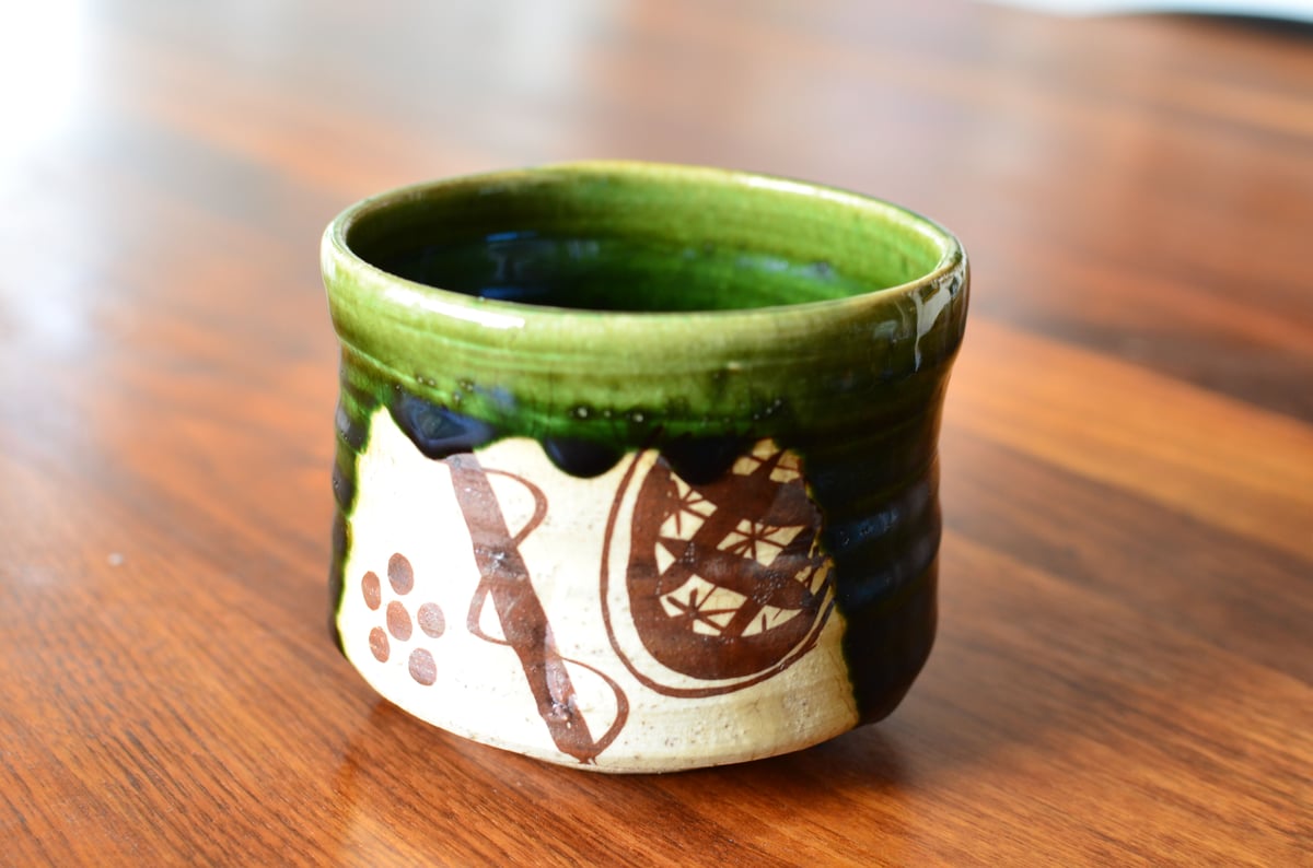 織部、汲み出し茶碗  (十客揃) shikisaionline_9d47702-518