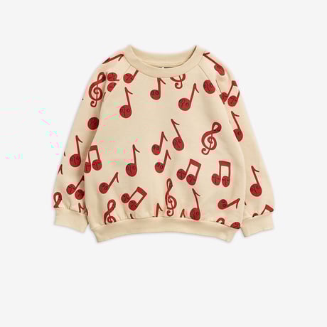 minirodini 音符 裏起毛 トレーナー