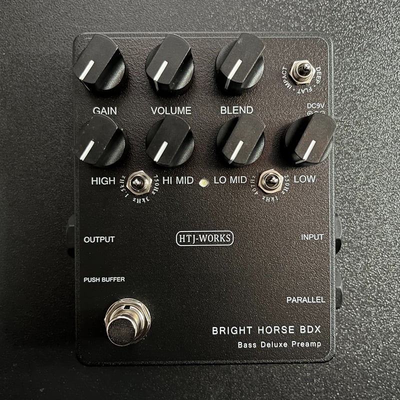 BRIGHT HORSE BDX -Bass Deluxe Preamp-〈BLACK〉※納期 BRIGHT HORSE BDX -Bass Deluxe Preamp-〈BLACK〉※納期