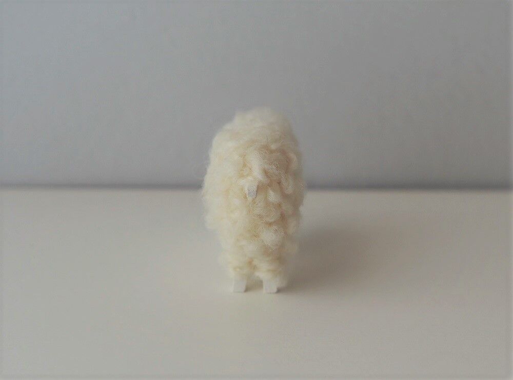 hitsujiの庭 ホワイト パステルイエロー hitsuji object / M size White | hitsujiの庭