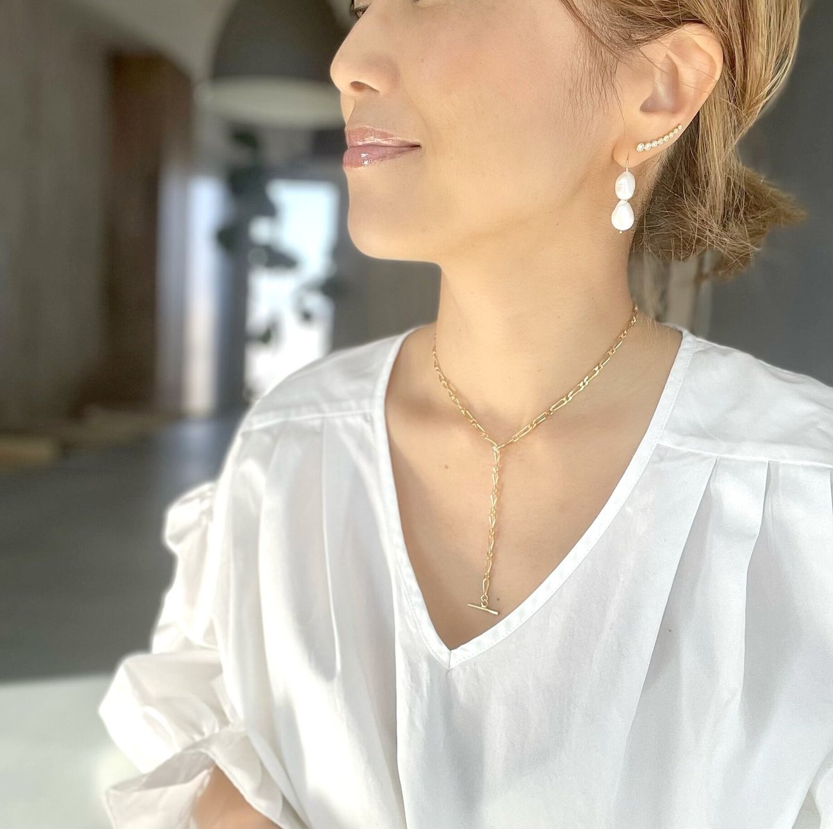 チャンキーフィガロバロックパールネックレス | La Soeur チャンキーフィガロバロックパールネックレス | La Soeur