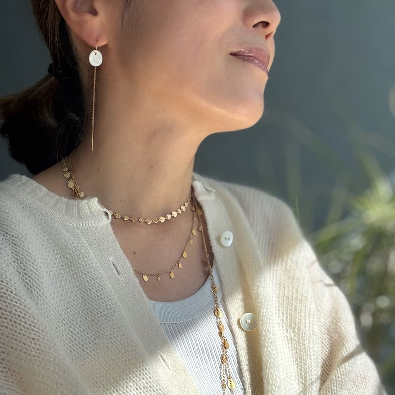 フックチェーンピアス | La Soeur