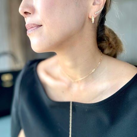 パールフープピアス