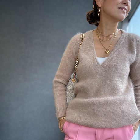 ハートプレートピアス