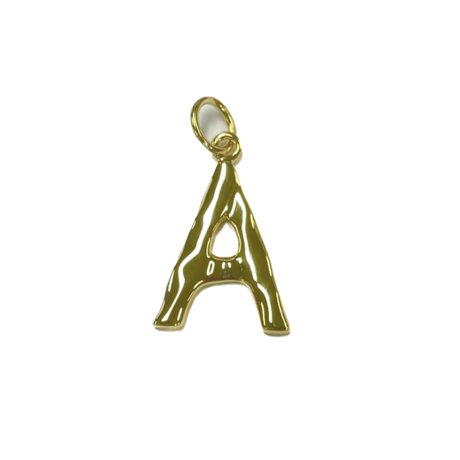 【受注販売】avec deuxclefs×La Soeur　イニシャルチャーム（ゴールド）