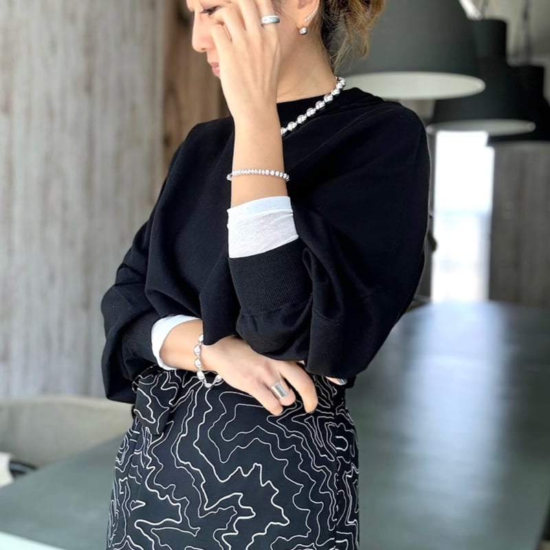 メタルビーズブレスレット(ゴールド／シルバー) | La Soeur