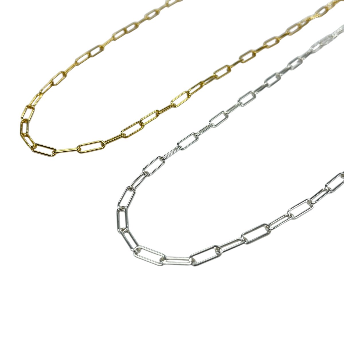 チャンキーネックレス 70cm (ゴールド／シルバー) | La Soeur