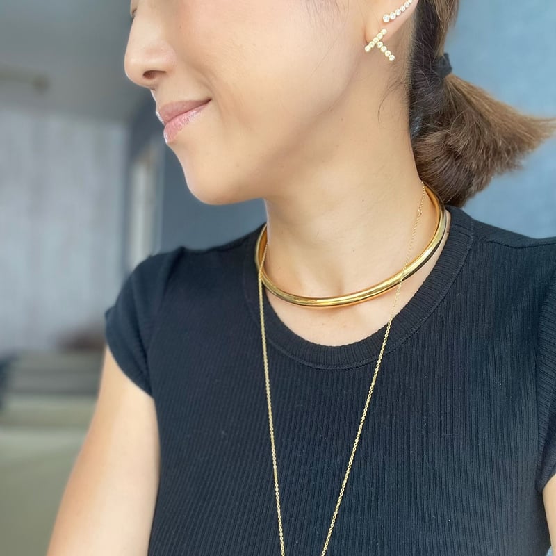 トパーズイニシャルピアス(片耳販売) | La Soeur トパーズイニシャルピアス(片耳販売) | La Soeur